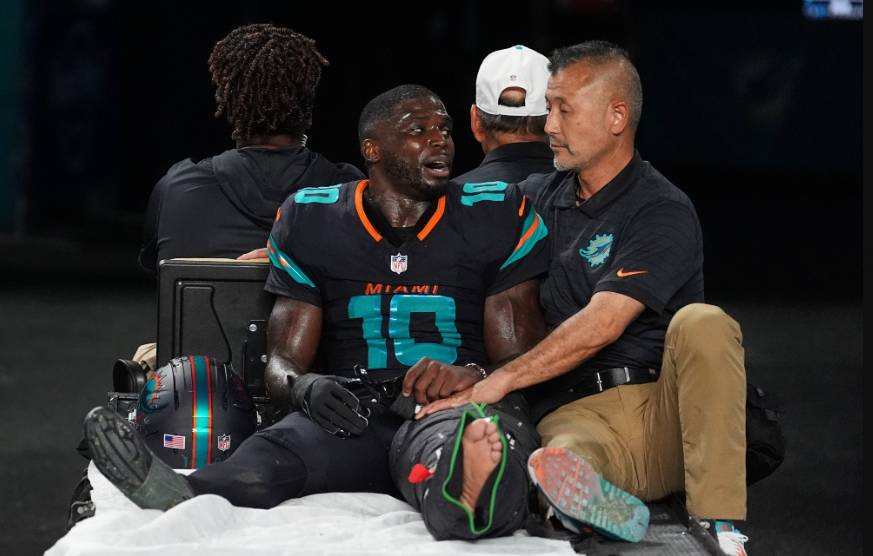 Tyreek Hill Injury: Major Setback For Miami Dolphins, Hospitalized with Suspected Knee Injury