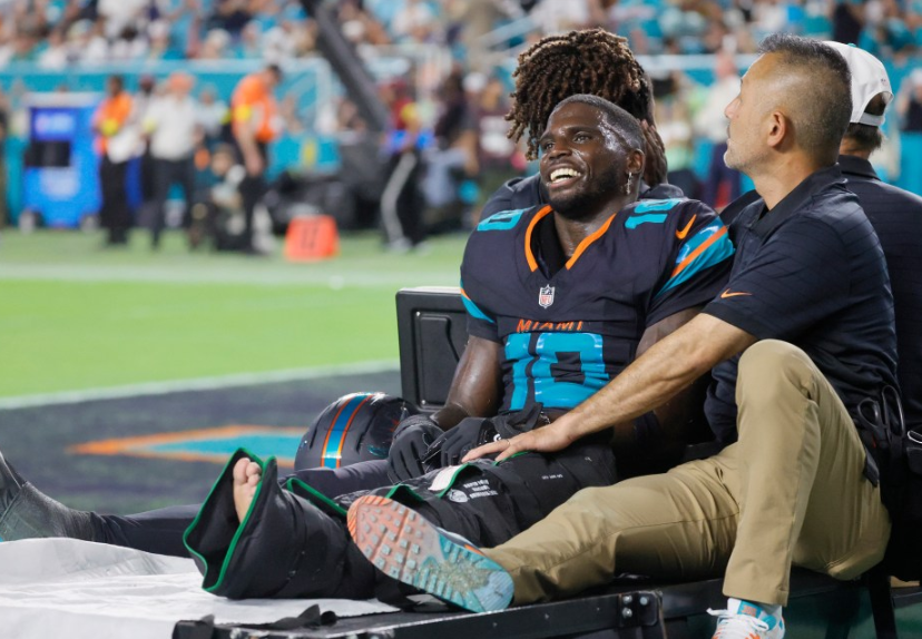 Tyreek Hill Injury: Major Setback For Miami Dolphins, Hospitalized with Suspected Knee Injury
