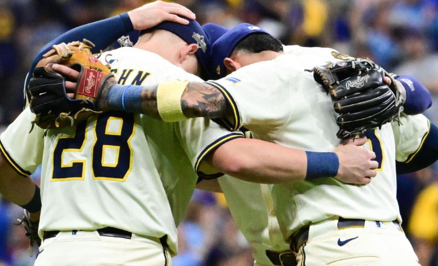 Homer- happy Brewers put Cubs in a 2-0 NLDS hole: Milwaukee beats Chicago 7-3